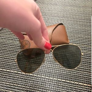 Classic Ray Ban aviator sunglasses